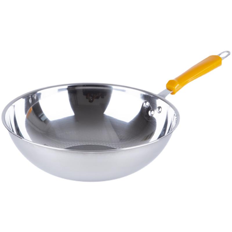 Stainless Steel Non-stick Wok for Induction and Gas Cooking