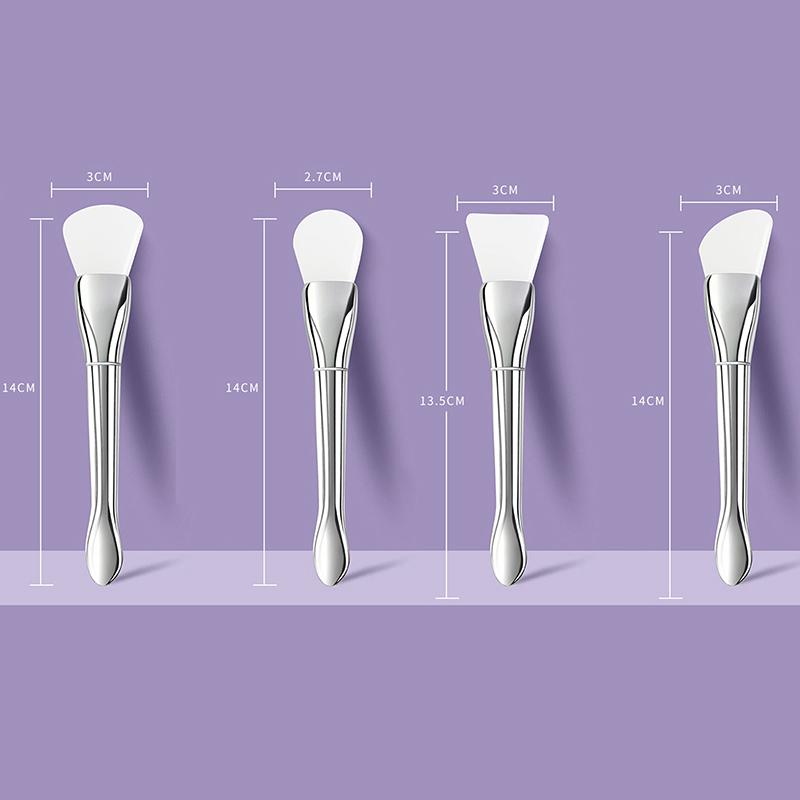 Soft Head Makeup Silicone Facial Mask Brush Professional Mud Cream Brushes Diy Skin Care Foundation Gel Cosmetic Beauty Tool