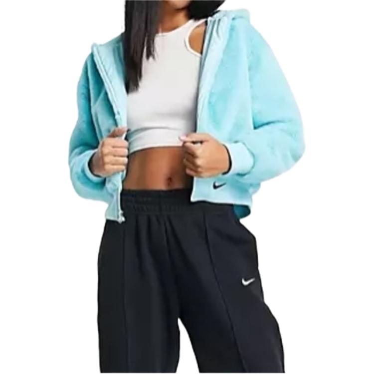 Nike Womens Sportswear Essential Faux Fur Jacket (Asia Sizing) Copa Women Streetwear DD5117-482