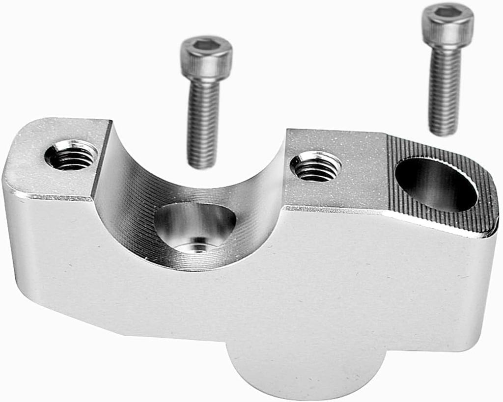 Motorcycle Handlebar Setback Spacers for Triumph Trident 660, 20mm Rear Offset, 28mm Height Increase (Black)