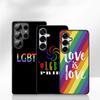 LGBTQ love is love Heart LGBT Phone Cover Case for OPPO A18 A16 A17 A38 A54 A40 A60 A80 A78 A79 A57 A55 A96 A15 A12 Casing