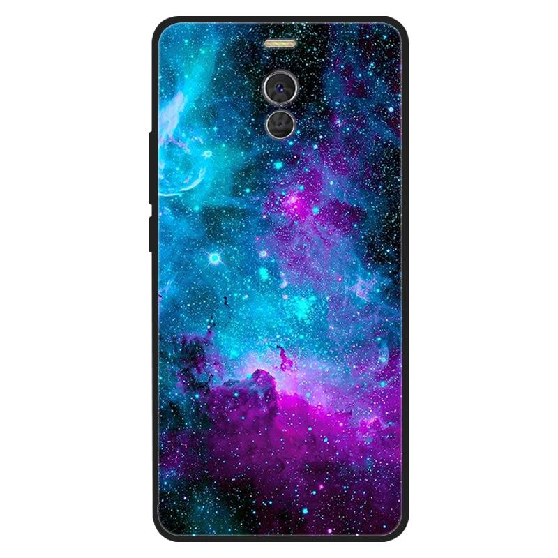 For Meizu M6 Note Case Silicone Cat Painted Soft Black Cover for Meizu M6Note M3 Note 8 Cover TPU Coque Protective Capa