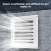 Square Ventilation Grille Return Grille With Protective Grille HVAC Electric Box Heat Dissipation Louver Panel Replace