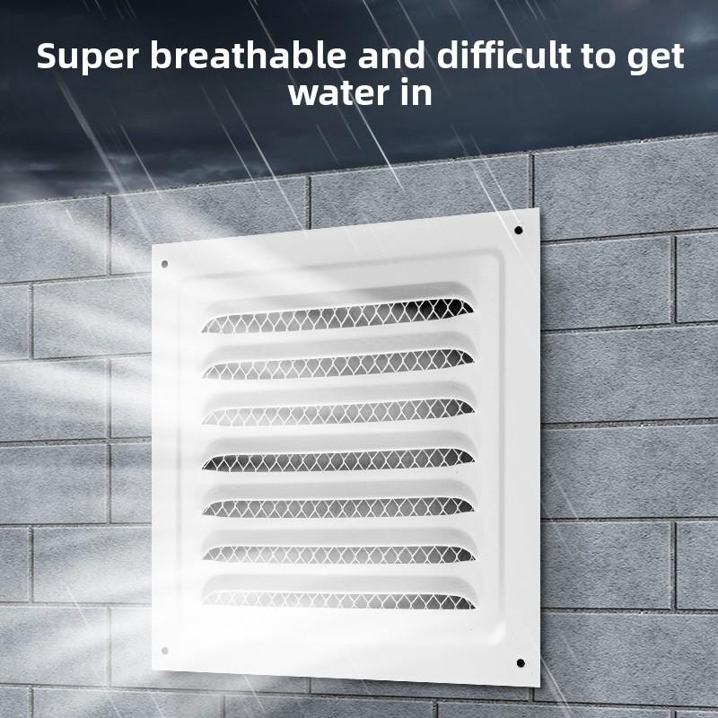 Square Ventilation Grille Return Grille With Protective Grille HVAC Electric Box Heat Dissipation Louver Panel Replace