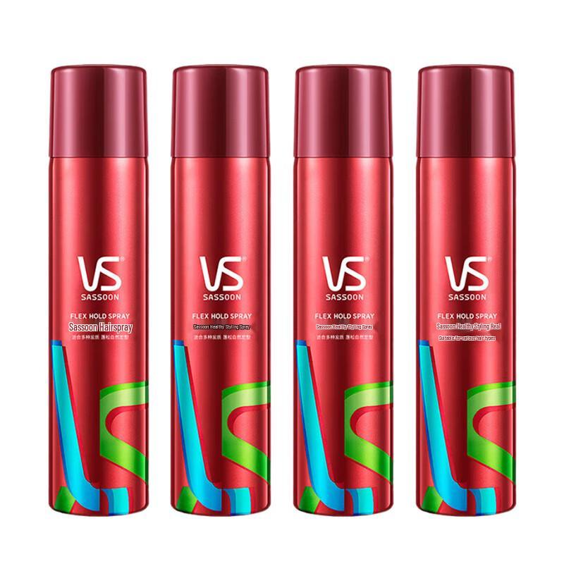 Vidal Sassoon Long-Lasting Styling Hair Spray 4-Pack
