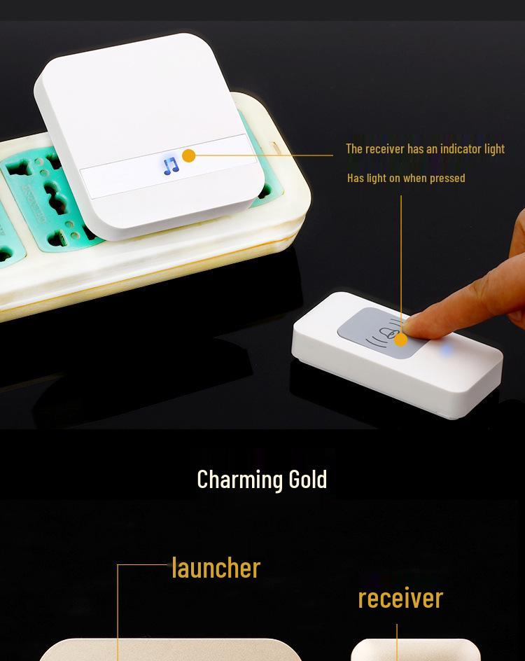 Long-Range Waterproof Smart Wireless Doorbell