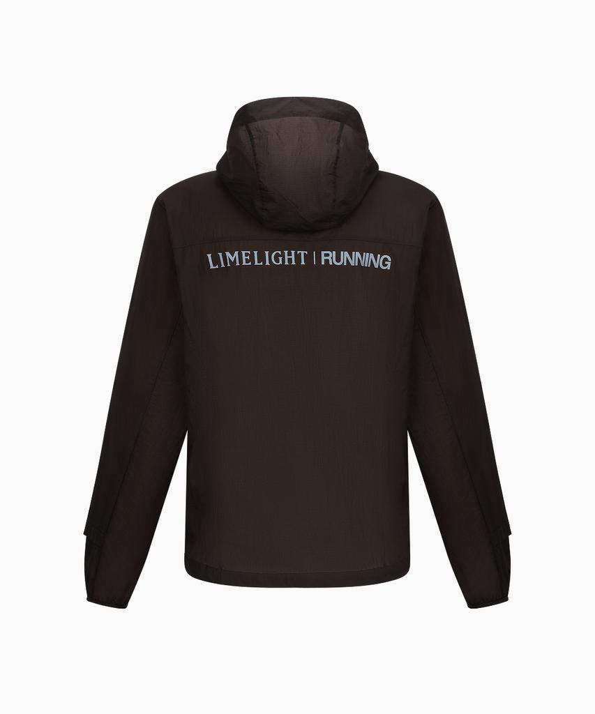 Limelight Apparel Athlete Ripstop Running Windbreaker (Brown/Grey)
