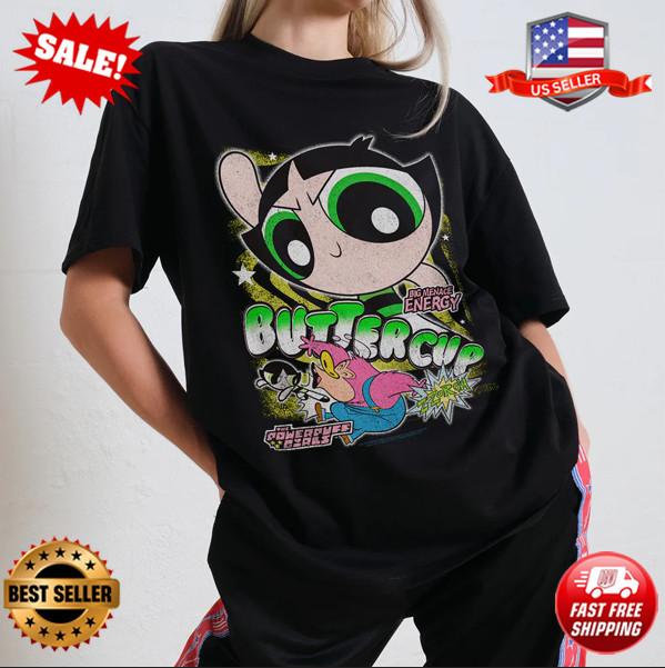 Buttercup T-Shirt Powerpuff Girls Cartoon Network T Shirt XXL