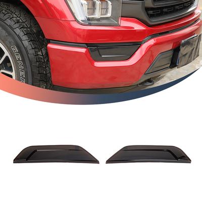 Auto Mistlamp Cover Trim Mistlamp Decoratie Guard voor Ford F150 2021 Up Accessoires Gesmokt Zwart