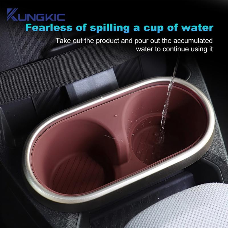 For Mini Cooper S F65 F66 F67 2024 2025 Car Cup Limiter Car Center Console Storage Box Car Cup Holder Limiter Black