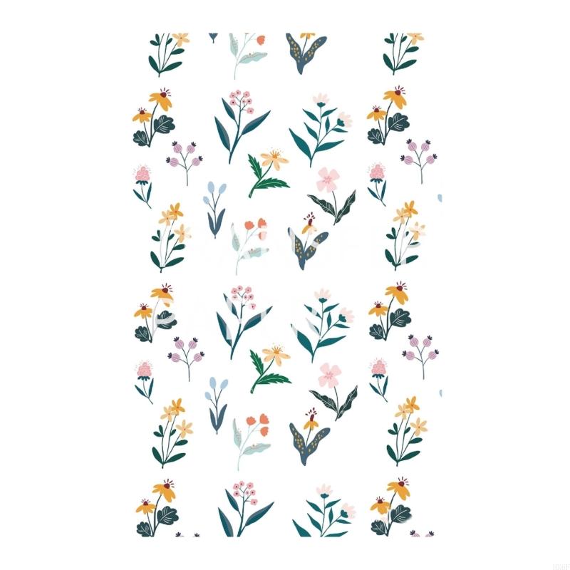 HX6F Artistic Clay Picture Transfers Delicate Earrings Designing Clay Transfer Paper with Floral Patterns