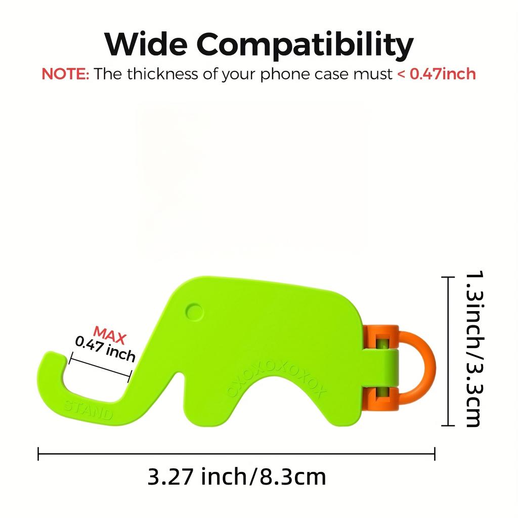 2 Pieces of Elephant Phone Stand