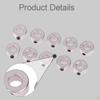10 Pieces Airplane Model Wheel Clamps RC Landing Gear Stoppers Accessories Alloy Reliable