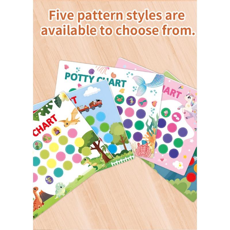 Kids Potty Training Reward Sticker Chart For Boys Girls Toilet Habit Cultivation