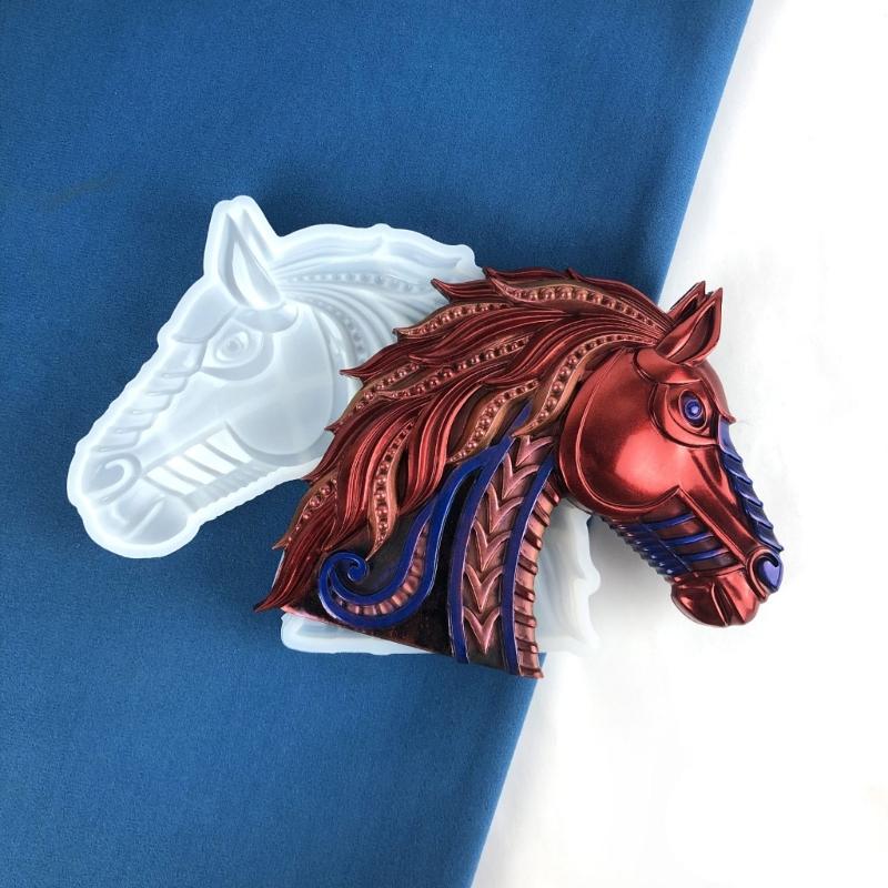 Durable Silicone Mold for Creating Horse Themed Wall Decor Great for Handmade Crafts and Artistic Crafts Wall Decoration