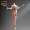 Scale Female Muscle Fitness Super Flexible Seamless Pale Skin Figure with Stainless Steel Miniature Soldier Action Figure Model Collection Doll 1/6