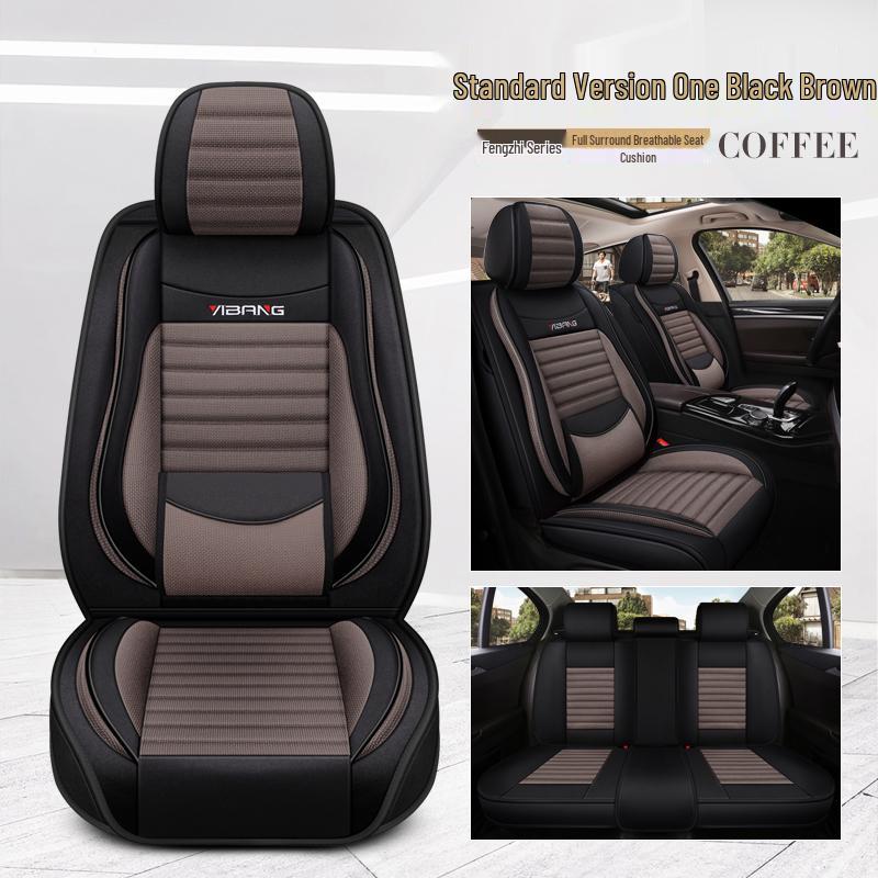 Four Seasons Full Coverage Linen Seat Covers for Geely GL, Emgrand EC7/GS, Binyue, Vision S1