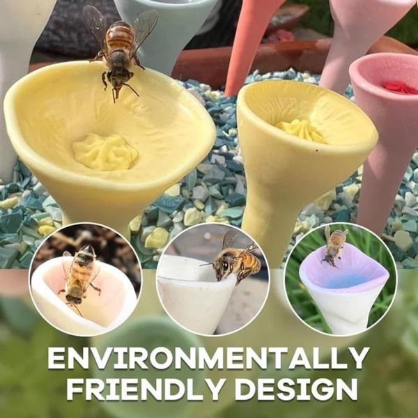 1Pc Colorful Bee Insect Drinking Cup, Bee Insect Drinking Cup, Bee Cups, Thirsty Pollinators Need a Drink, Bees Need Safe Places To Drink