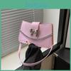 Chic Korean Style Small Square Bag For Women 2024 Summer Trendy Shoulder Bag