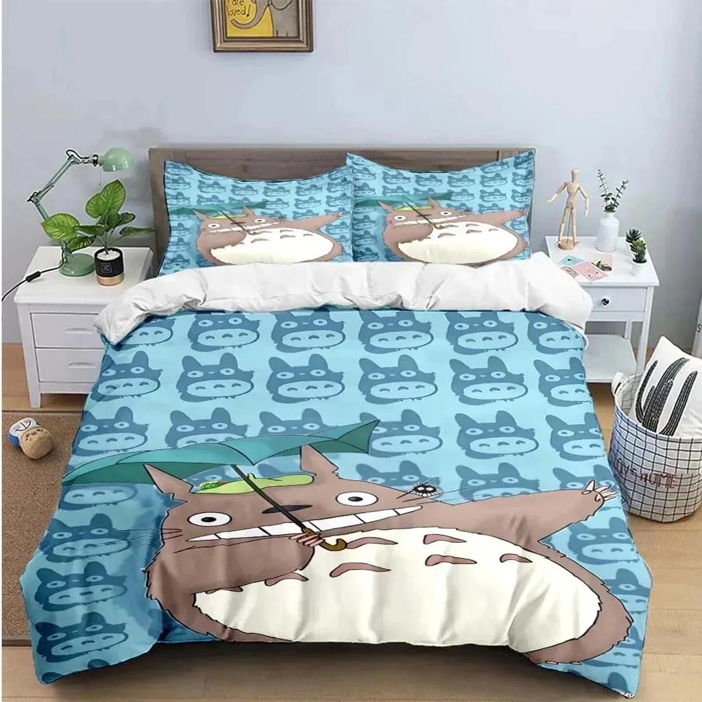 Chinese Chinchillas Cat Fashion Anime 3D Print Bedding Set Duvet Cover Comforter Bed Youth Kids Girl Boys Gift Home Textile