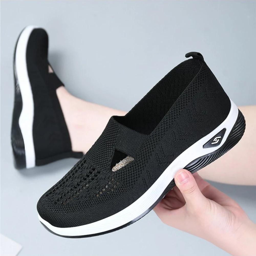 Fashion New Arrival Summer New Comfort Casual Women's Shoes Fashion Soft Sole Light Breathable Hollow Out Flat Shoe for Women Size 36-42