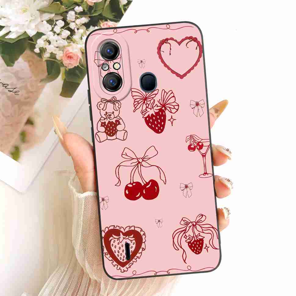 For Itel A58 Case Itel A49 Cover Petty Butterfly Shockproof Phone Case For Itel A58 ItelA49 Back Cover Soft Silicone Fundas