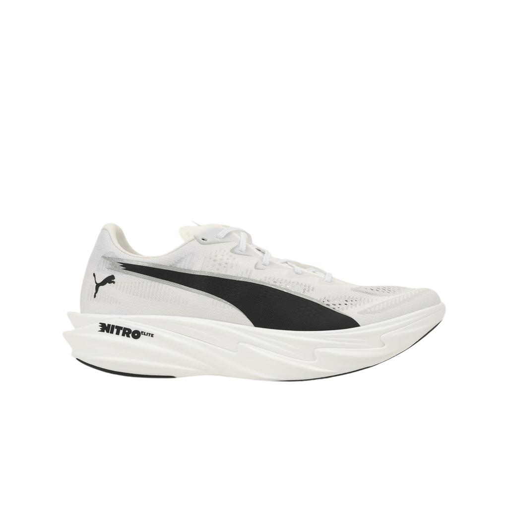 Puma Deviate Nitro Elite 4 White Black Men Sneakers Black------Features 312127-05
