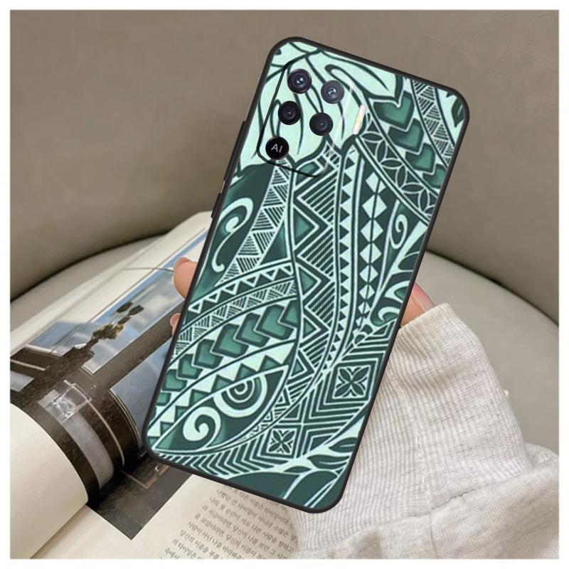 Hawaiian Ornament Case For Oppo A80 A60 A40 A5 Pro A15 A16 A17 A57 A77 A94 A74 A54 A76 A96 A18 A38 A58 A78 A98