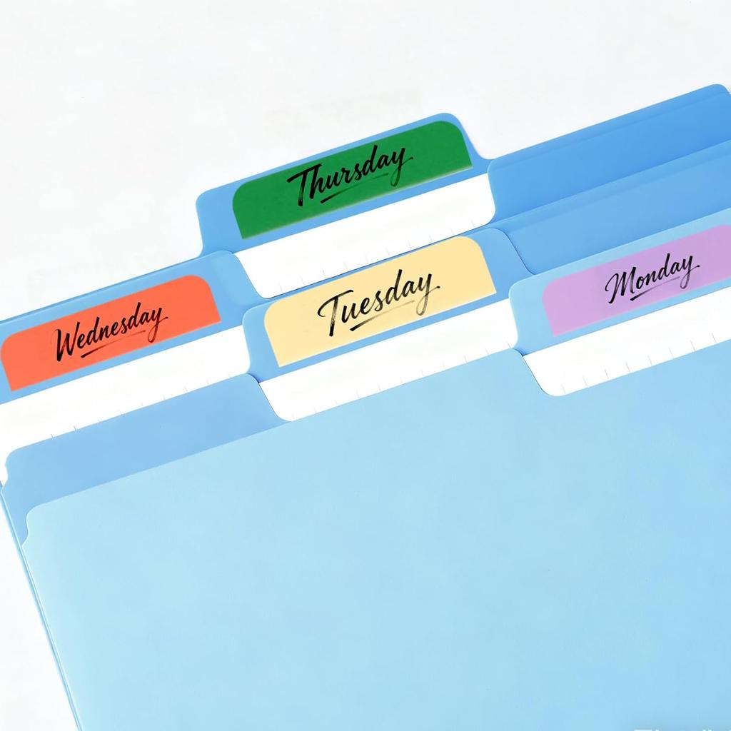 Tab Sticky Notes,Sticky Index Tabs,1200 PCS,24 Sets,Colorful Divider Binder Thin Annotation Organize Sticky Notes,Post It Signature Tabs