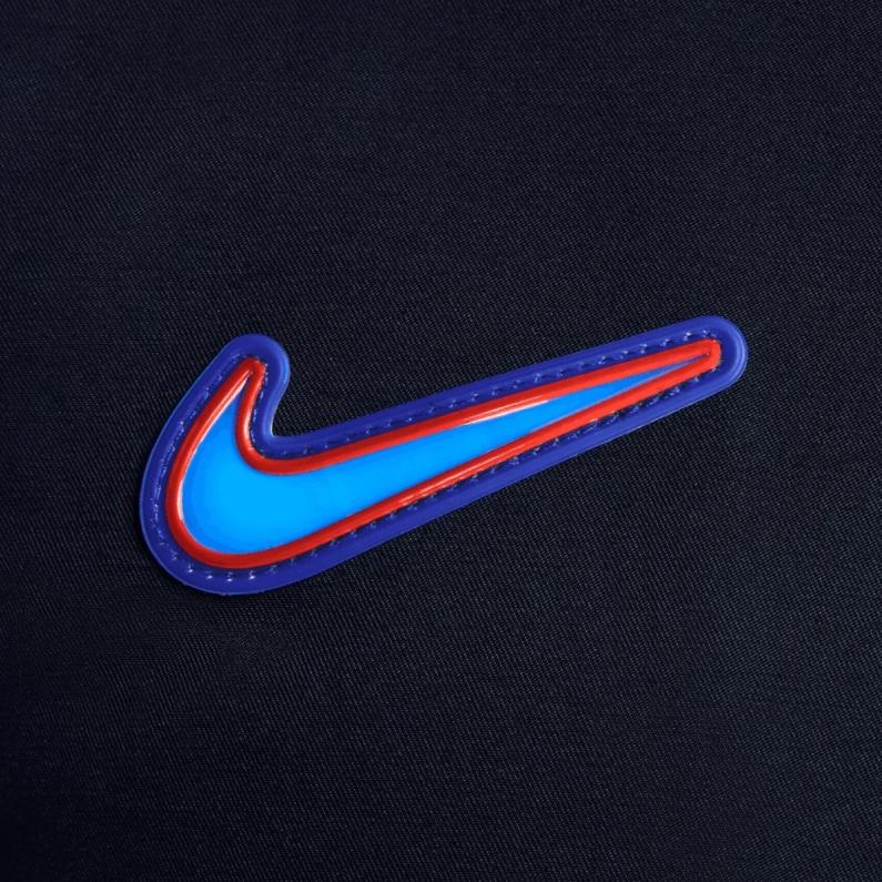 Nike Chelsea 2024/25 FC Jaqueta Confortável Amigável à Pele de Manga Comprida com Gola de Beisebol Masculina Jaqueta Azul-Marinho FV5969-451