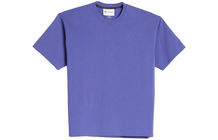 Adidas Originals T Shirts Unisex Purple Crew Neck Moderate Straight Fit HF9948 S