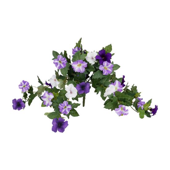 Künstliche Blume Kaskadierende Grüne Blätter Pflanze Realistisch Nicht-Verwelkend Dekorative Blüte Leuchtende Farbe Kunstblume Innen Außen Zuhause Hochzeit Party Deko