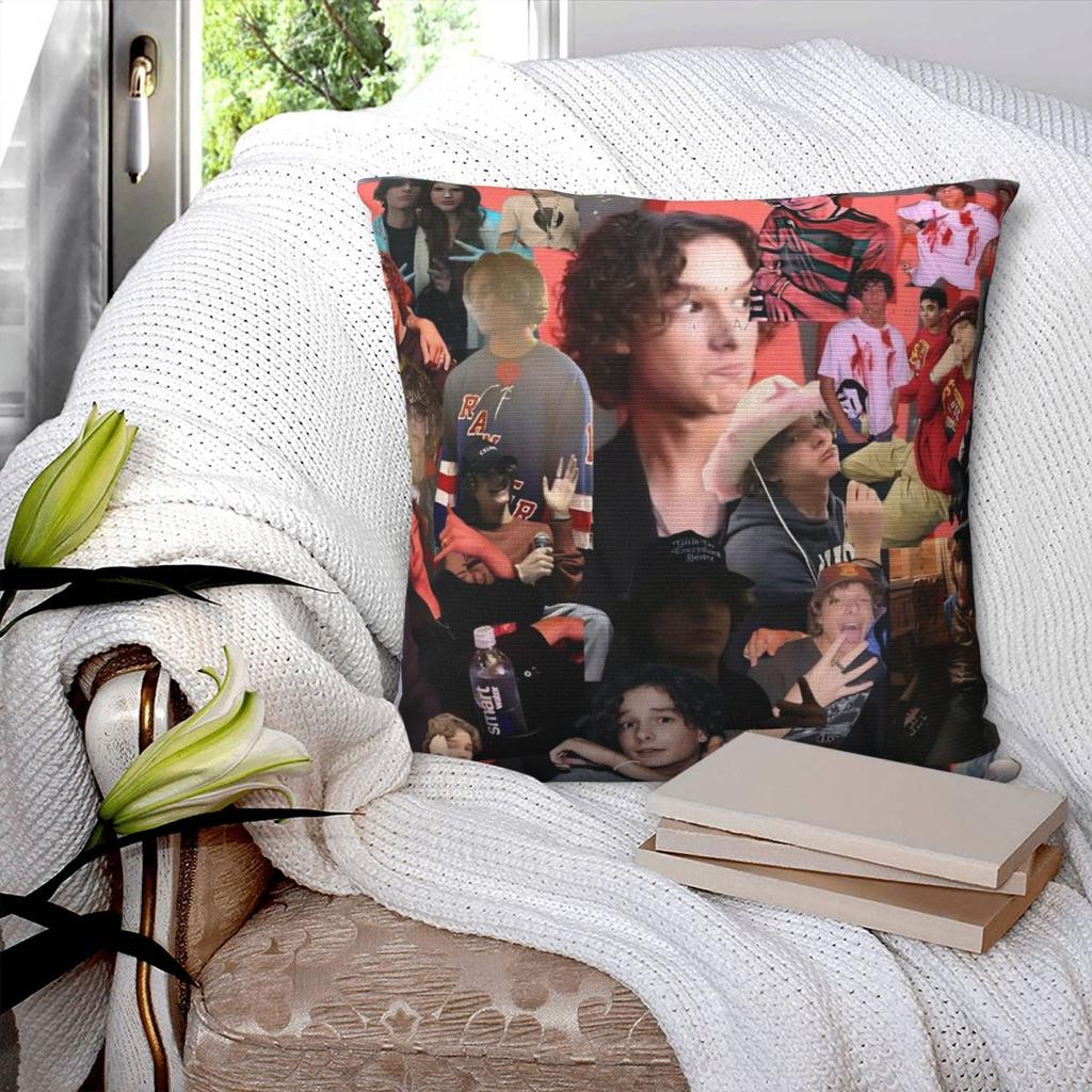American Mason Thames Actor Pillow Cover Vintage Pillow Case Polyester Custom Cushion Cover Pillowcases For Living Room Chair