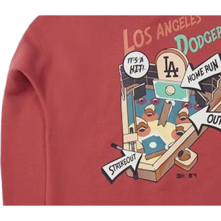 New Era Cool Play Board Game Series FW23 Letter Print Pullover Sweatshirt Unisex Sweatshirt Red 13789257