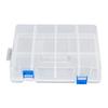 Component Storage Box Transparent Plastic Detachable Accessory Container for Earring Chip