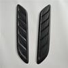 Universal Car Hood Vent Louver Scoop Cover Air Flow Intake Carbon Fiber Look Kit