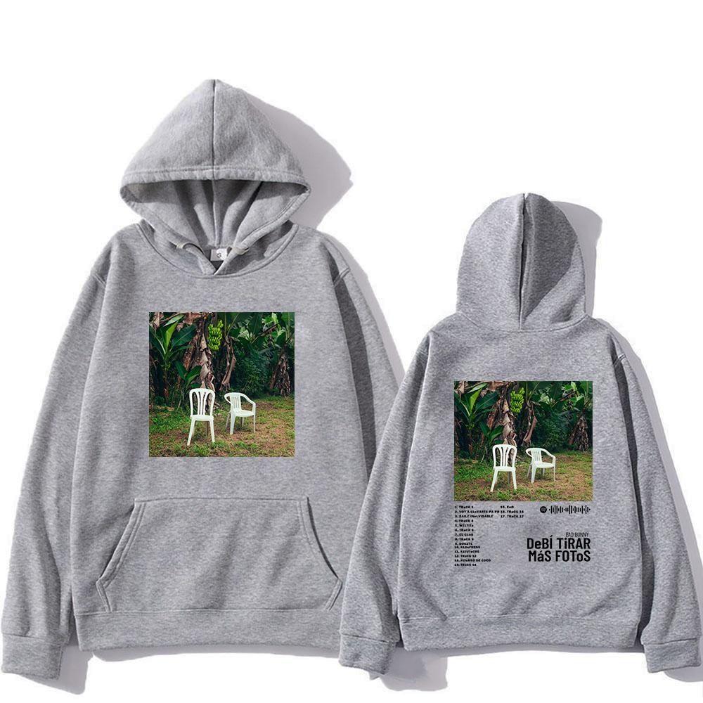 BAD BUNNY 2025 Album Debí Tirar Más Fotos Hoodie Herren/Damen Hoodies Harajuku Ästhetik Winterkleidung Fleece Pullover Sweatshirt