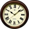 Santell Japanese-made Retro Radio-Controlled Clock (Antique Radio-Controlled Wall Clock) DQL714-R