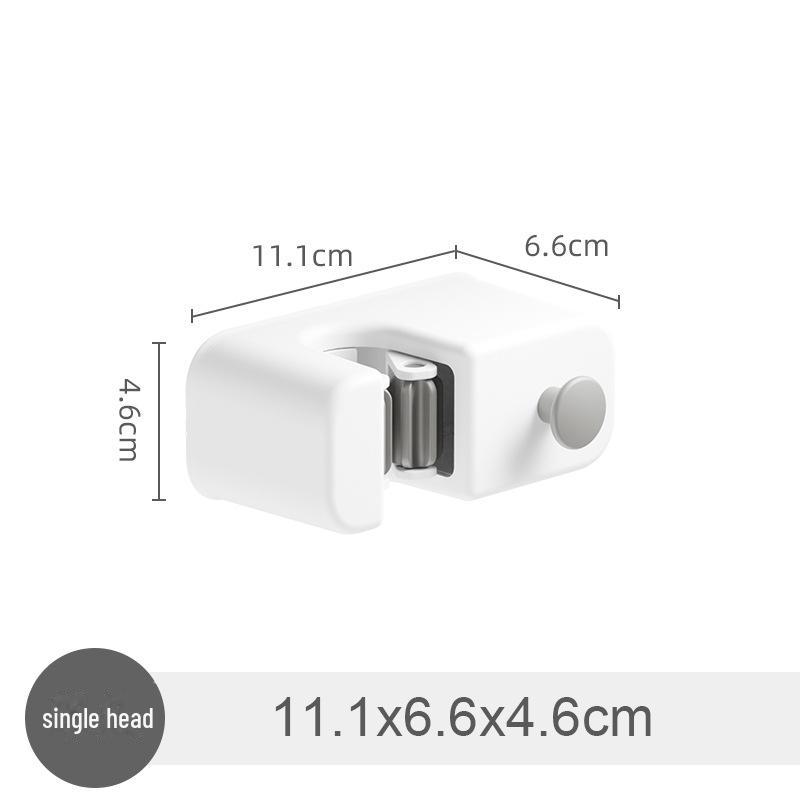 Punch-Free Wall-Mounted Mop & Broom Holder - Strong, Traceless Multifunctional Bathroom Clip