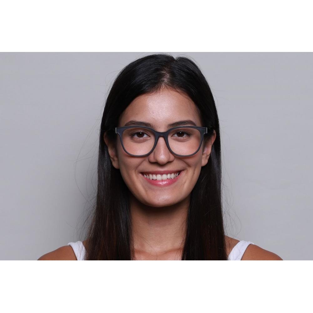 Full Rim Oval Grey Smartbuy Collection Kram Ac393e Fashion Unisex Eyeglasses