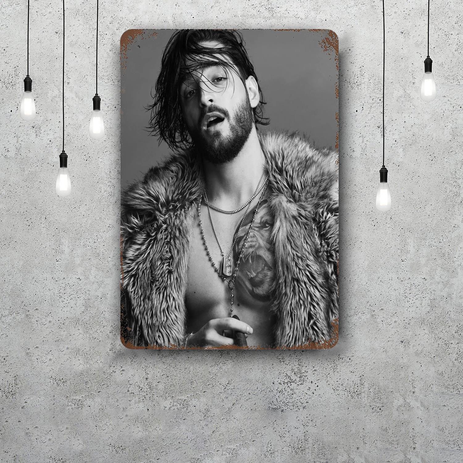 

maluma Retro Vintage Tin Sign Poster Decorative Plaque Metal Plate Wall Decor 20x30cm（7.8x11.8inch）