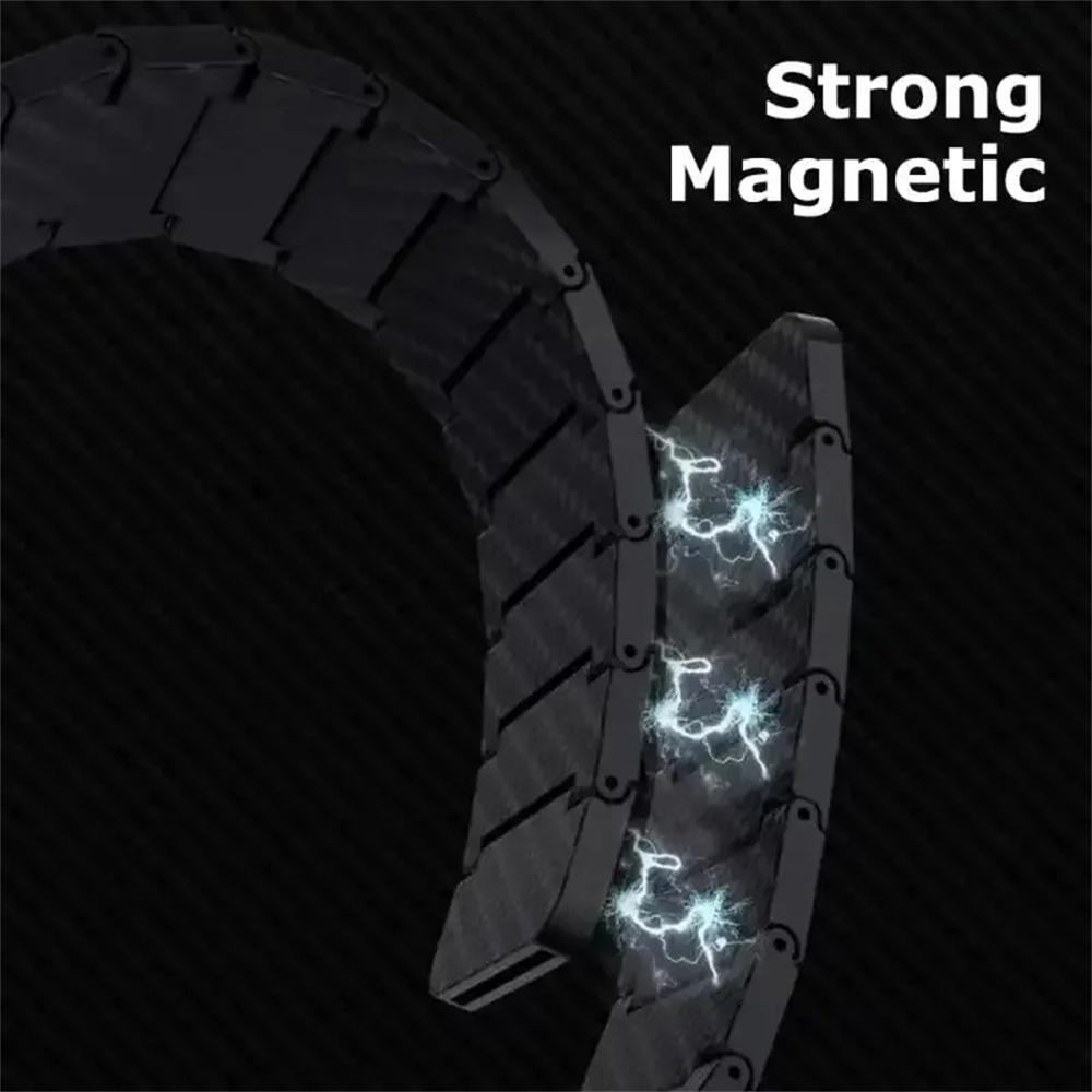 For Huawei Watch Fit 2 Carbon Fiber Watch Band Magnetic Wrist Strap