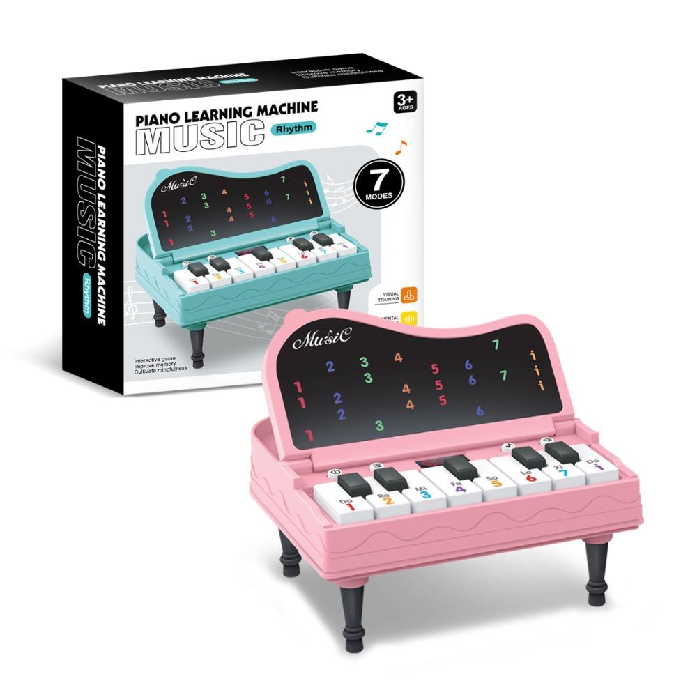 

Montessori Mini Electronic Keyboard Toy Sound Music Instrument Toys Preschool Boy and Girl розовый