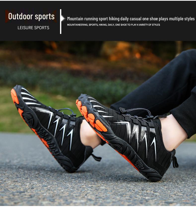 Men's 2024 Outdoor Five-Finger Barefoot Shoes for Hiking, Surfing, Rafting, Climbing, and Wading