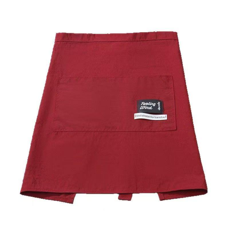 Customized Water-Repellent Half Apron for Adults - Kitchen & Catering Use