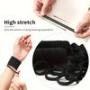 100pcs High Elastic Hair Bands for Women Girls Black Basic Hair Tie Headband Simple Ponytail Holder Headwear Hair Accessories