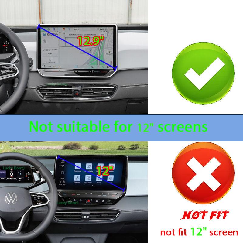 For Volkswagen ID.4 ID.5 2025 2024 12.9  Mobile Phone Holder MagSafe Mount Wireless Charging Bracket Gravity Stand Accessories