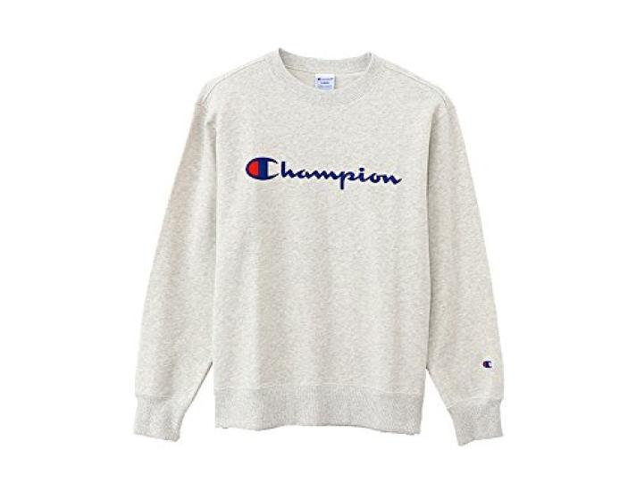[Champion] Script Logo Crew Neck Sweatshirt Basic C3-H004 Men's C3-H004 Red XL (Equivalent to Japanese size XL)
