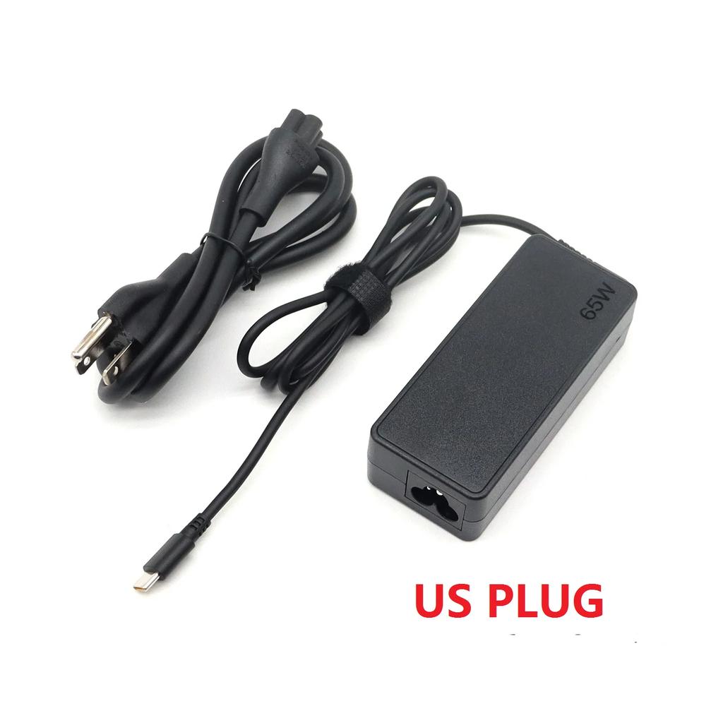 65W 20V 3.25A USB C Laptop Charger Adapter for Lenovo ThinkPad Hp Chromebook Yoga Huawei Xiaomi ASUS Type C Power Adapter