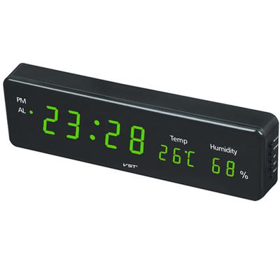Ceas de Perete Digital LED Practic pentru Acasă Ceas Digital cu Termometru și Higrometru